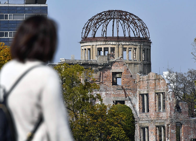 Hiroshima A Bomb Dome Unveiled As Preservation Work Almost Finished リスニング インプット Club Alpha The Japan Times Alpha オンライン