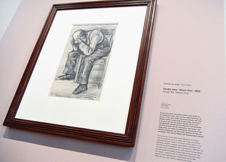 A Van Gogh drawing gets its first public showing at an Amsterdam museum