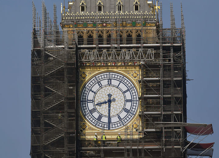 After 3 years of restoration work, Big Ben will show a fresh face to ring in new year