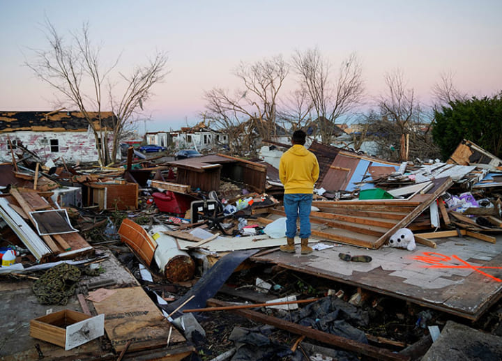 Tornadoes tear through 6 US states, killing at least 74 in Kentucky