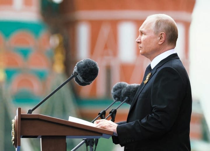 Putin channels memory of Hitler’s defeat to urge victory in Ukraine