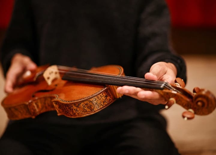 Rare inlaid Stradivari violin could fetch $11 million at auction in London