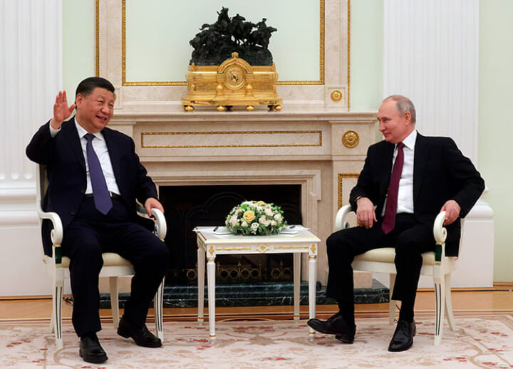 ﻿Putin welcomes China’s Xi to Kremlin amid continued fighting in Ukraine