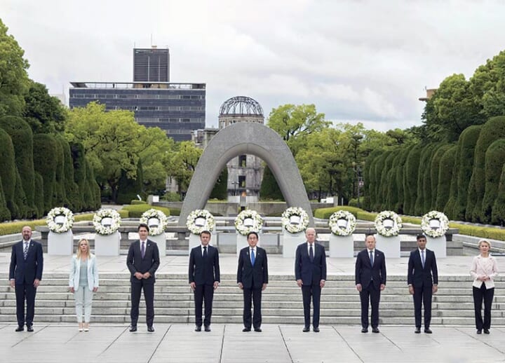 G7 leaders share aim to achieve nuclear-free world: Kishida
