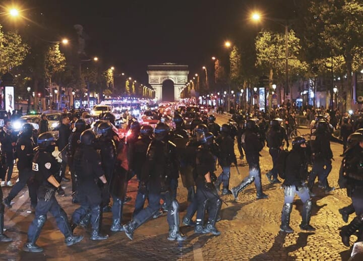 Night of relative calm in France but riot tensions persist