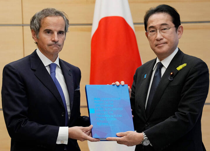 ﻿IAEA endorses Japan’s release of treated water from Fukushima plant