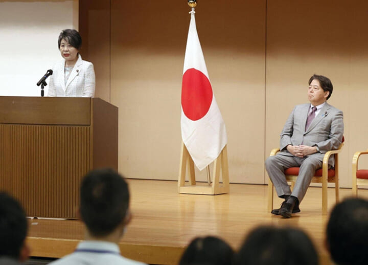 Kishida replaces top diplomat and boosts women in Cabinet reshuffle