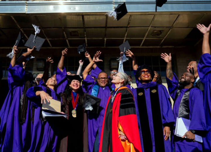 For the first time, US prisoners graduate from top-ranked university