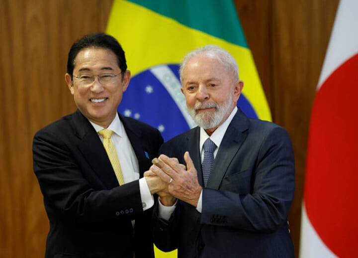 ﻿Japan and Brazil vow cooperation in fighting climate change