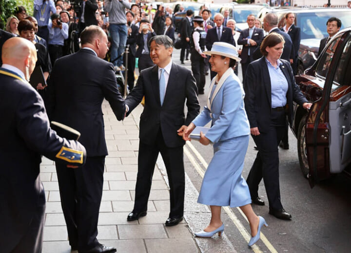 Emperor Naruhito, Empress Masako arrive for three-day state visit to UK