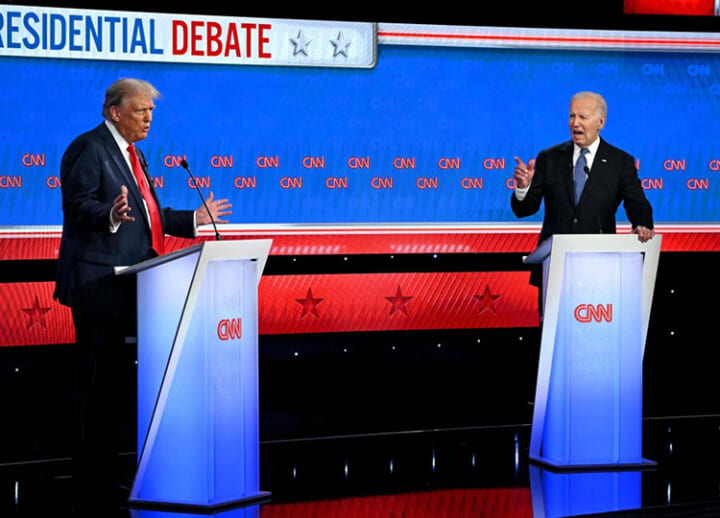 Biden and Trump face off in 1st presidential debate