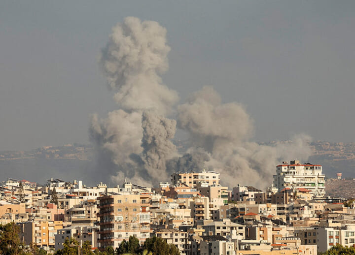 Lebanon says Israeli airstrikes killed at least 492; residents flee from south