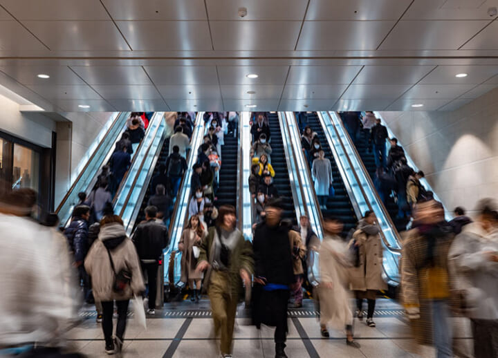 Stop walking on escalators, say local authorities across Japan